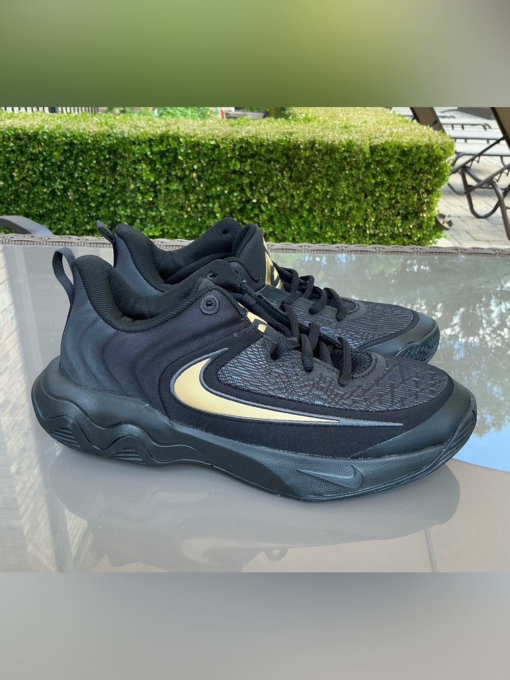Nike Giannis Immortality 4 GS Black Gold Kids